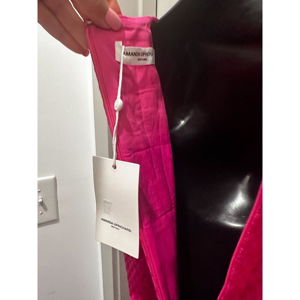 Amanda Uprichard New York Evie Dress NWT $100 Size M Pink - Picture 3 of 10